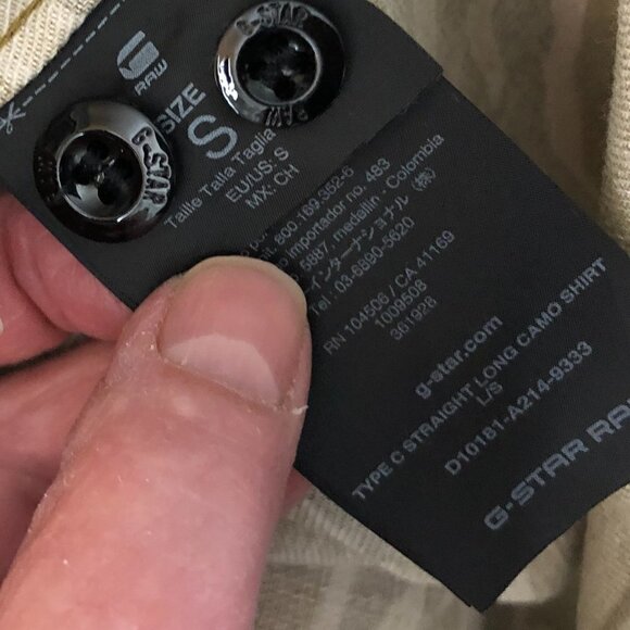 G. STAR RAW Camo Button Up Shirt - Picture 12 of 13